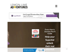 Tablet Screenshot of lemonlimeadventures.com